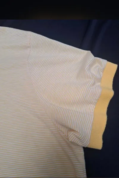 camiseta Ara.is amarela listarda tamanho G