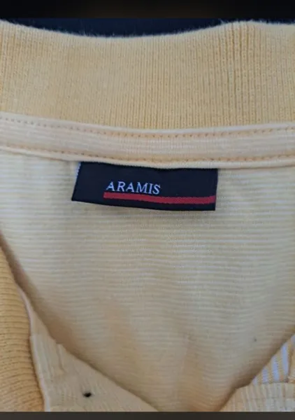 camiseta Ara.is amarela listarda tamanho G