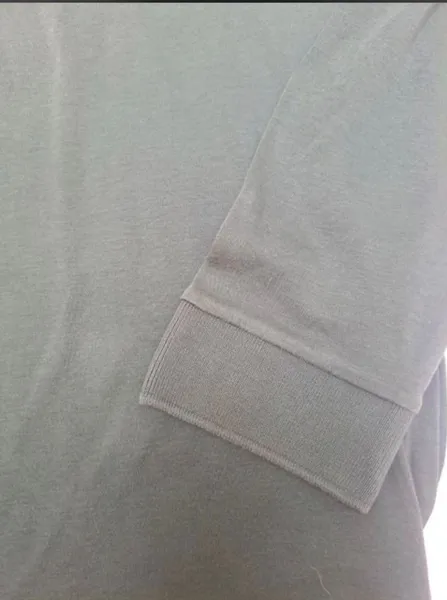 camiseta polo manga longa verde tam-G