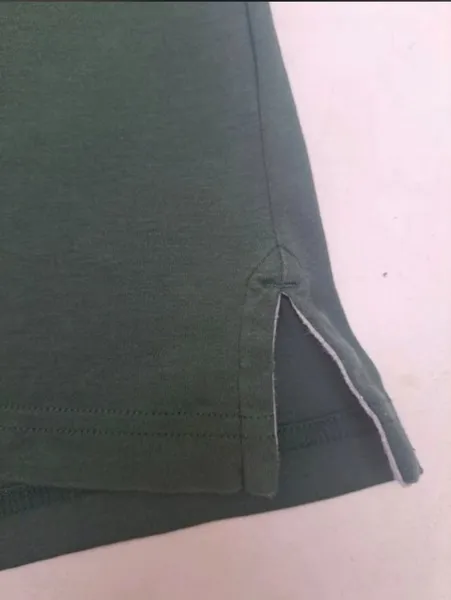 camiseta polo manga longa verde tam-G