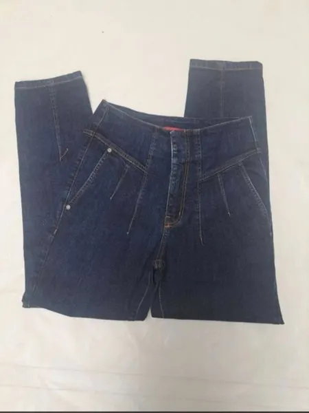calca jeans femijina Maria Filó  cintura alta tam 38