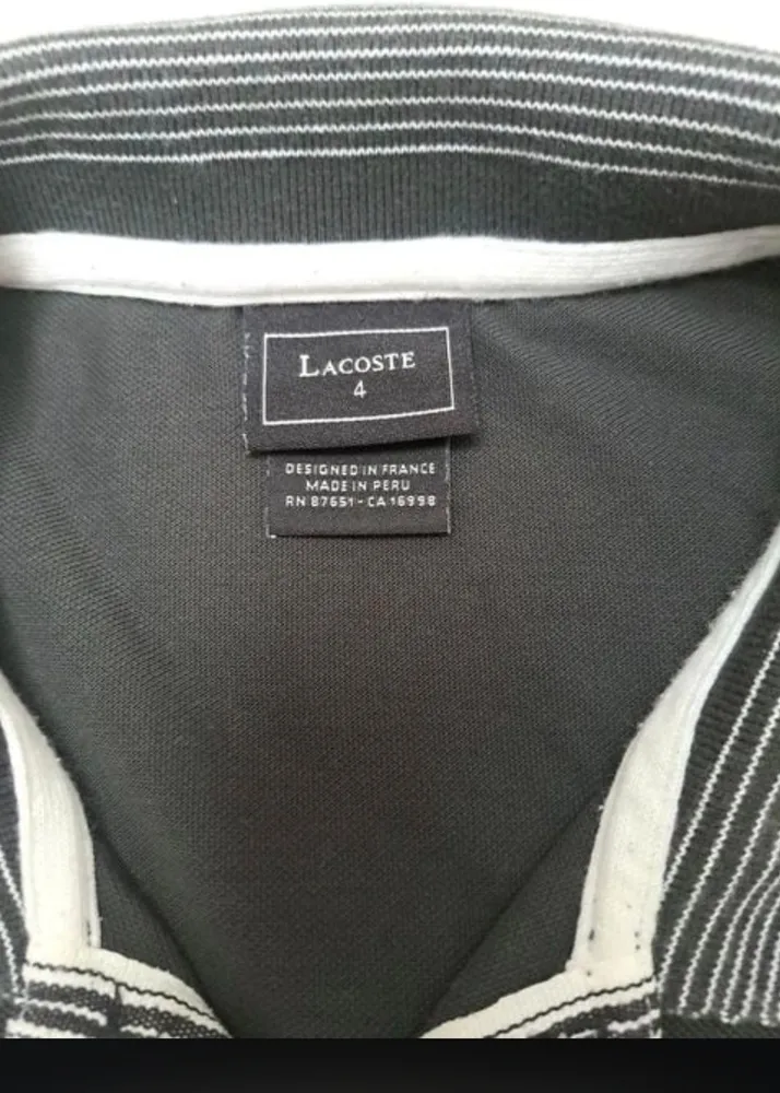 camiseta polo lacoste tam M