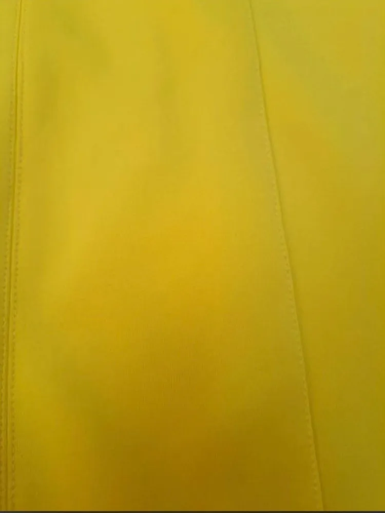 Vestido zara basic amarelo tam P