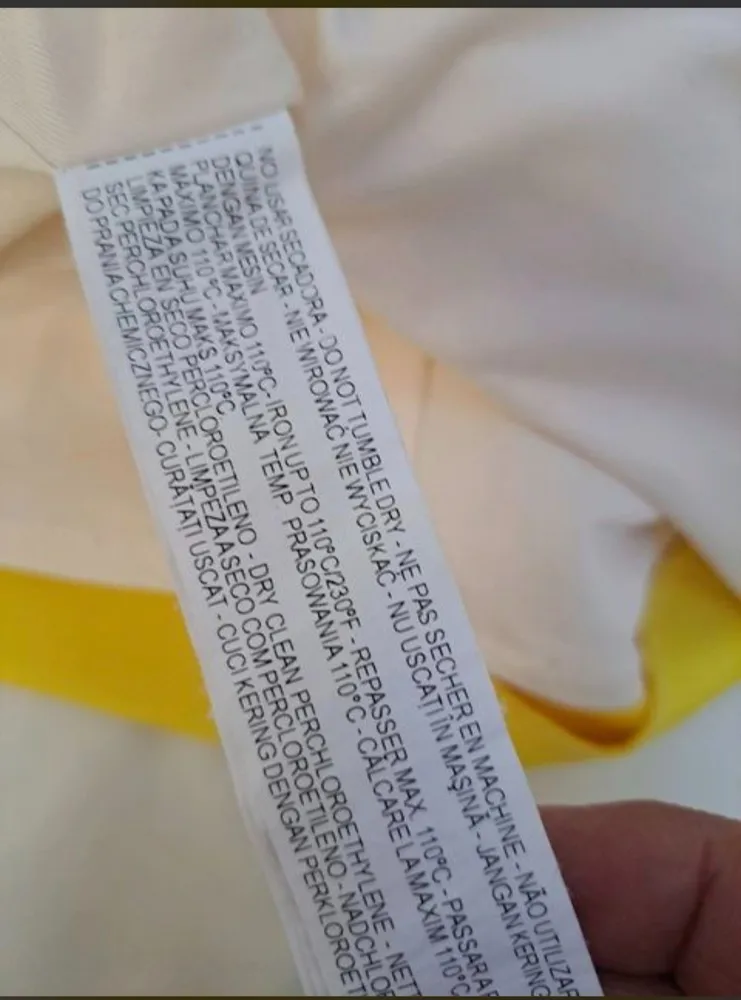 Vestido zara basic amarelo tam P