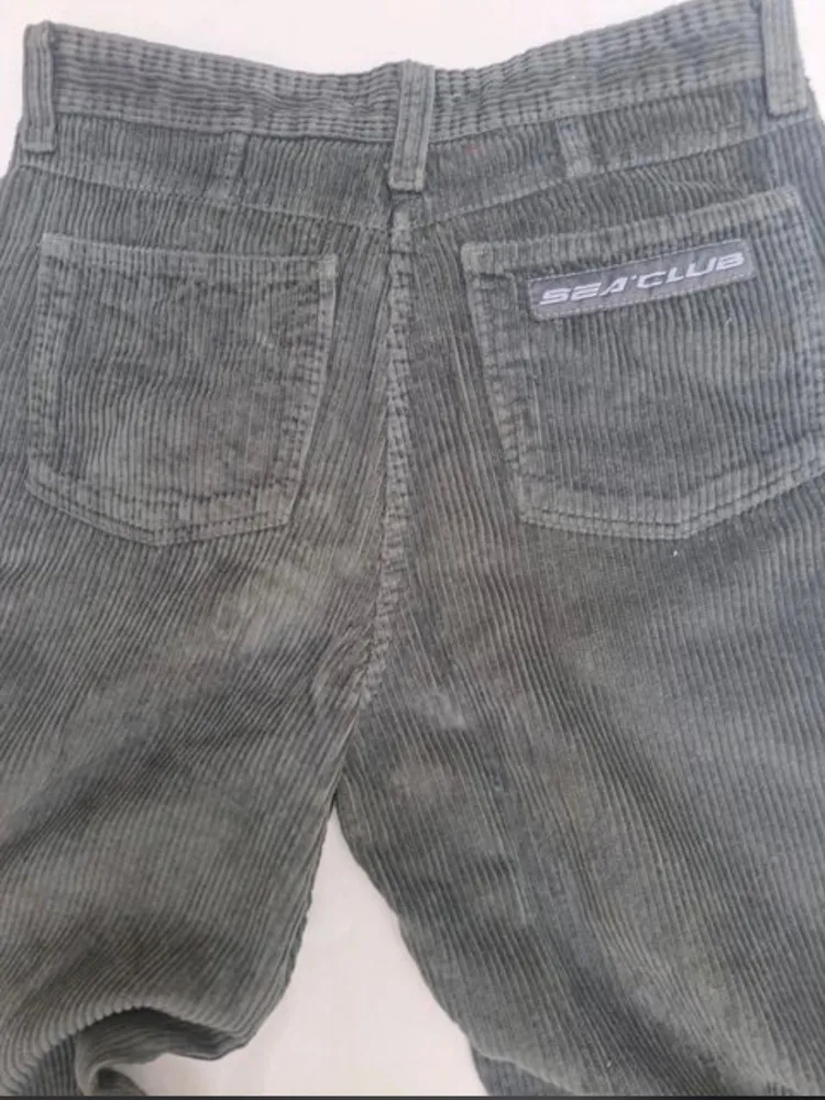 Calça  vintage veludo cotelê Sea  club tam 42