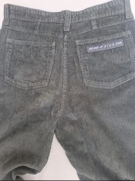 Calça  vintage veludo cotelê Sea  club tam 42