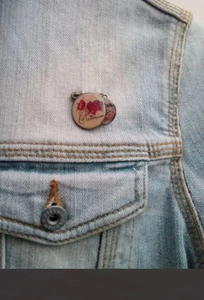 Jaqueta jeans cropped vintage Carmim