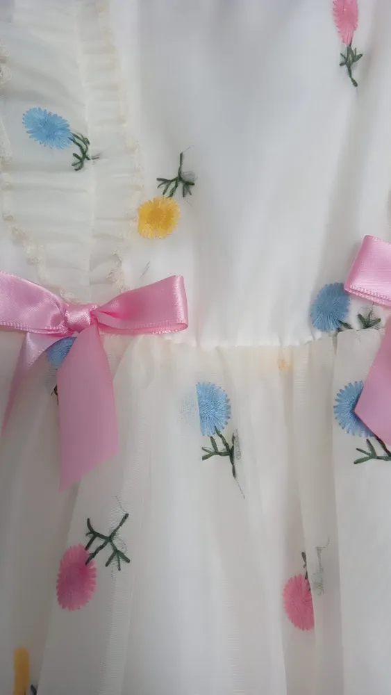 Vestido infantil  bordado