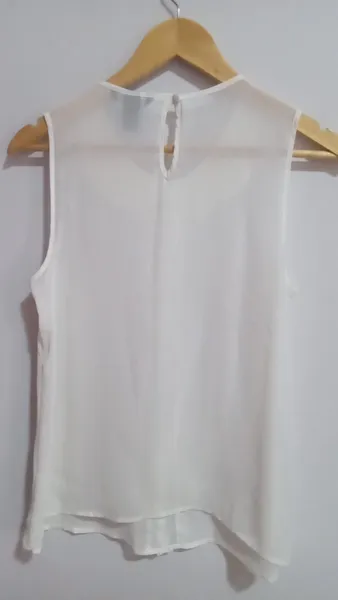 Blusa regata h&m off white M