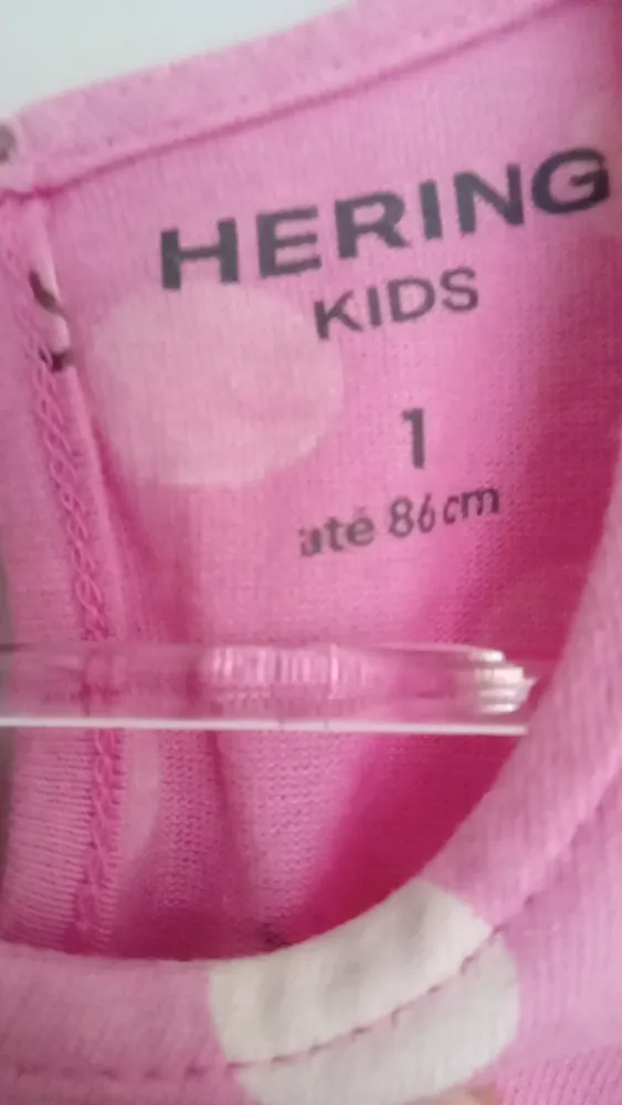 Vestido rosa hering kids tam. 1