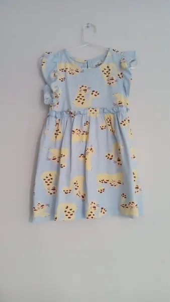 Vestido azul hering kids tam. 1