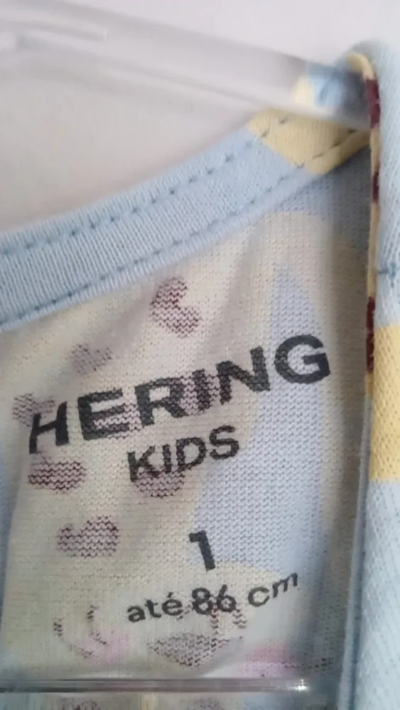 Vestido azul hering kids tam. 1