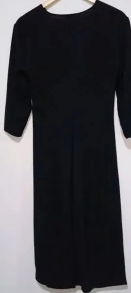 Vestido midi preto Zara novo m