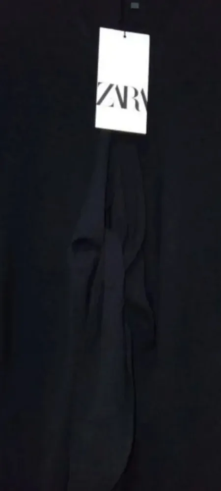 Vestido midi preto Zara novo m
