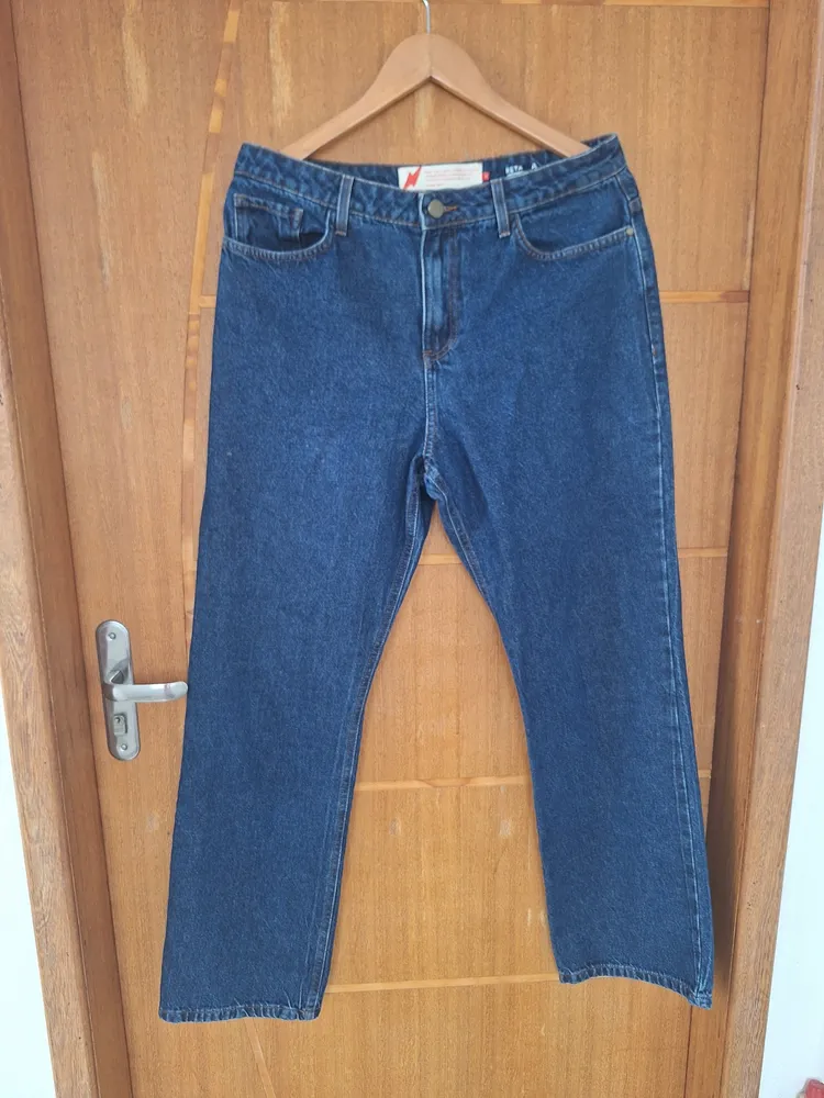 Calça jeans reta Cantão