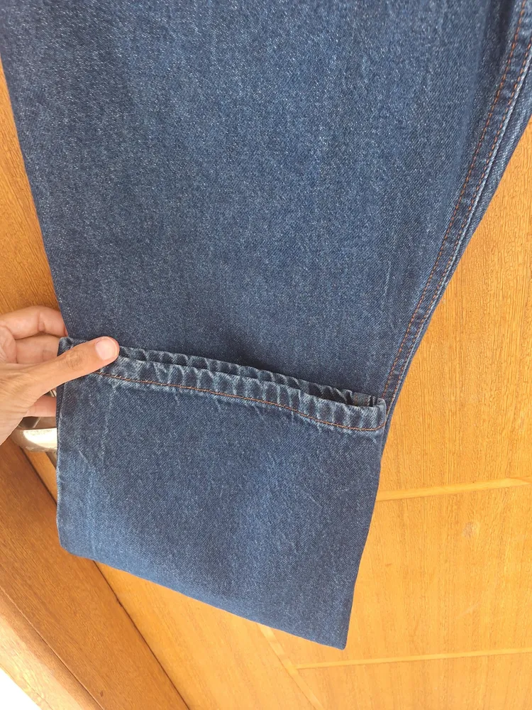 Calça jeans reta Cantão