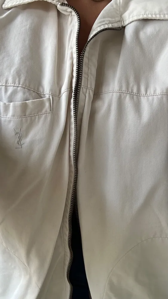 Jaqueta Yves Saint Laurent  Original Off White G/GG