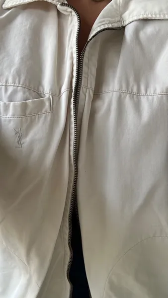 Jaqueta Yves Saint Laurent  Original Off White G/GG