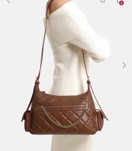 bolsa arezzo caramelo matelassê
