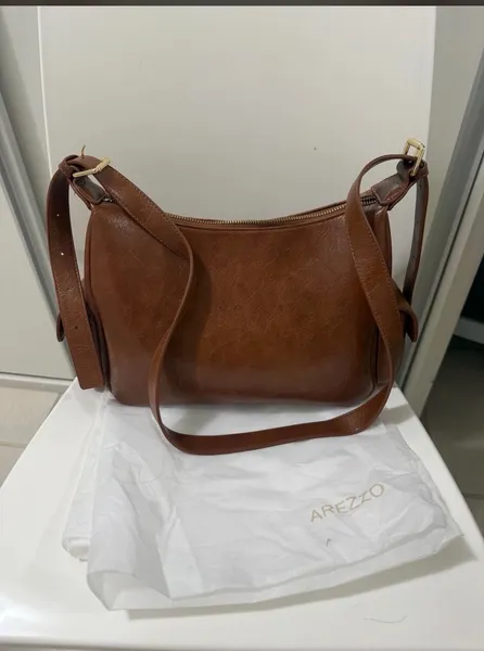 bolsa arezzo caramelo matelassê