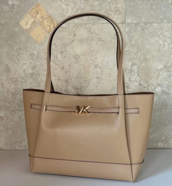 BOLSA TOTE MICHAEL KORS REED CARAMELO