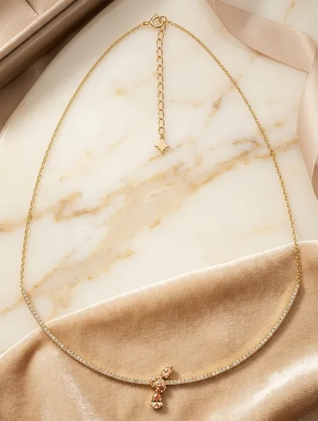 CHOKER LIFE SUN PRATA 925 OURO 18k