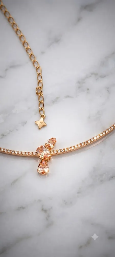 CHOKER LIFE SUN PRATA 925 OURO 18k