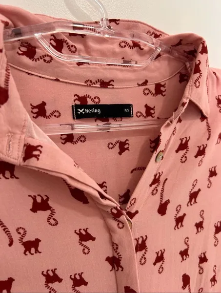 camisa rosa hering