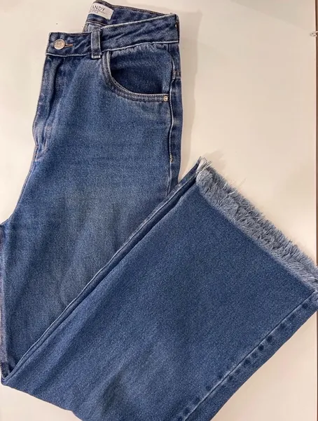 calca jeans wide leg