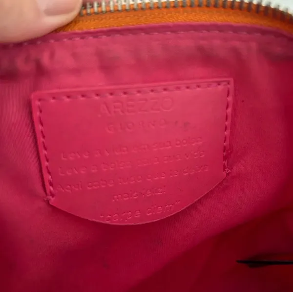 bolsa arezzo giorno laranja
