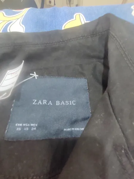 casaco zara preto