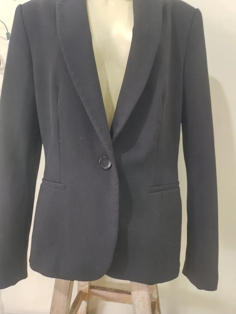blazer zara preto