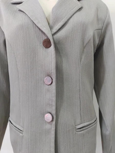 blazer bege forrado
