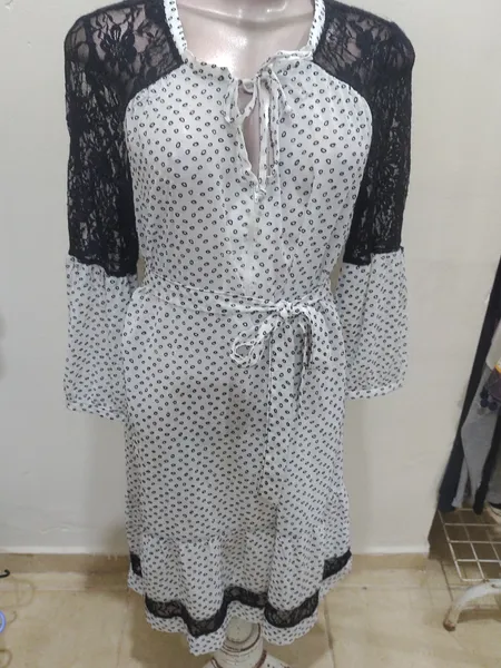 vestido voal