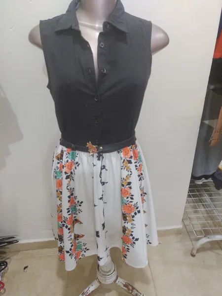 vestido antix com cintinho