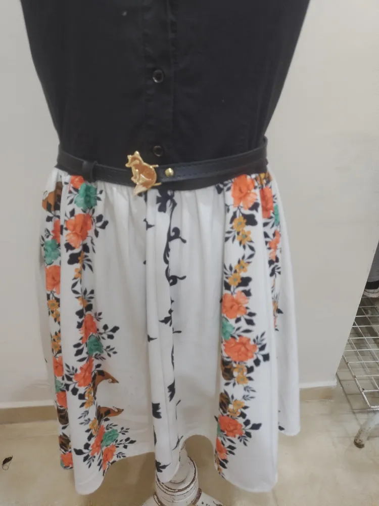 vestido antix com cintinho