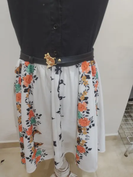 vestido antix com cintinho