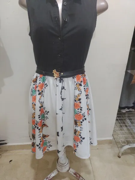 vestido antix com cintinho