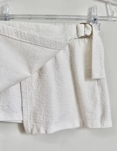 shorts saia zara infantil branco