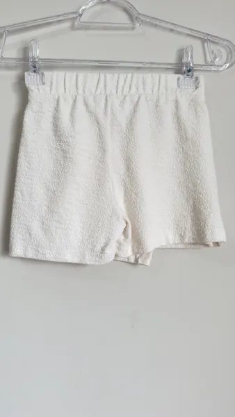 shorts saia zara infantil branco