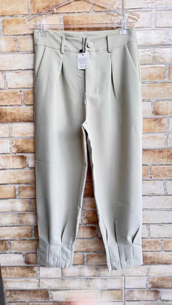 calça cenoura mayara bege g
