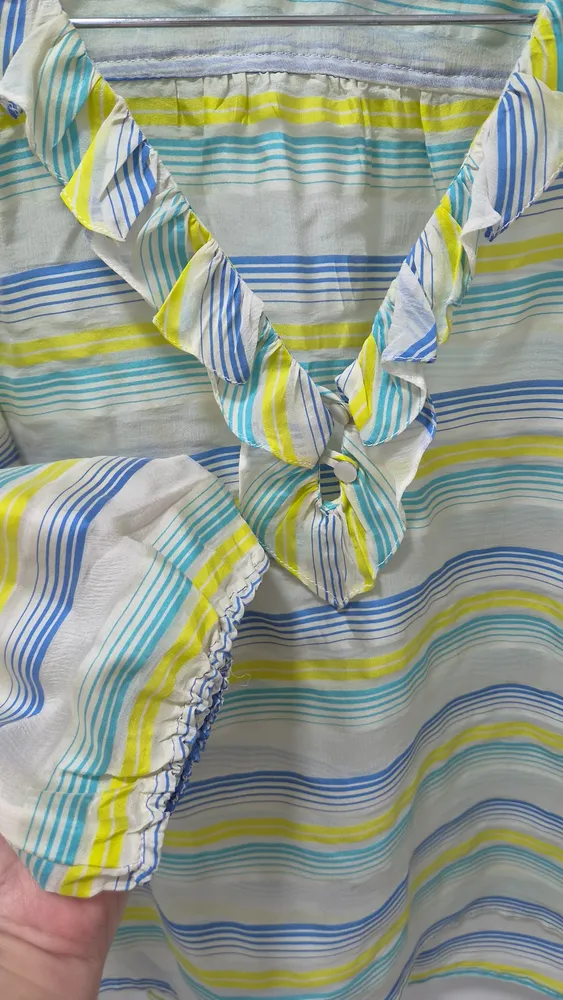 Blusa seda listrada Angela Vannini P