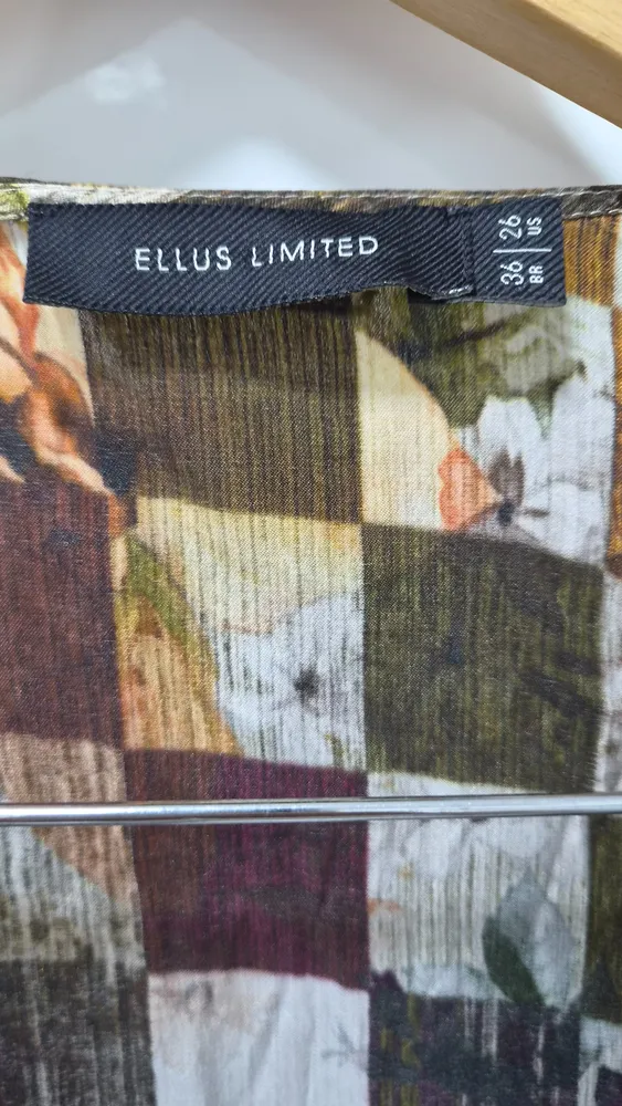 blusa seda ellus limited tam. P