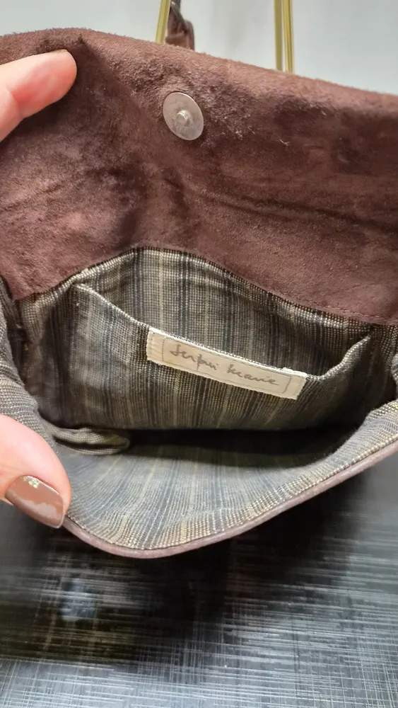 Bolsa camurça Serpui Marie tiracolo