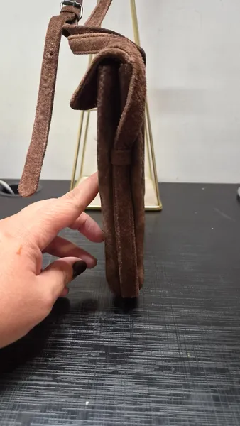 Bolsa camurça Serpui Marie tiracolo