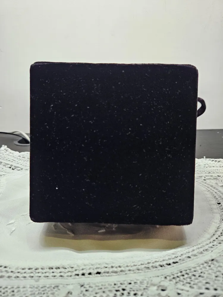 bolsa de mão dryzun veludo preto vintage