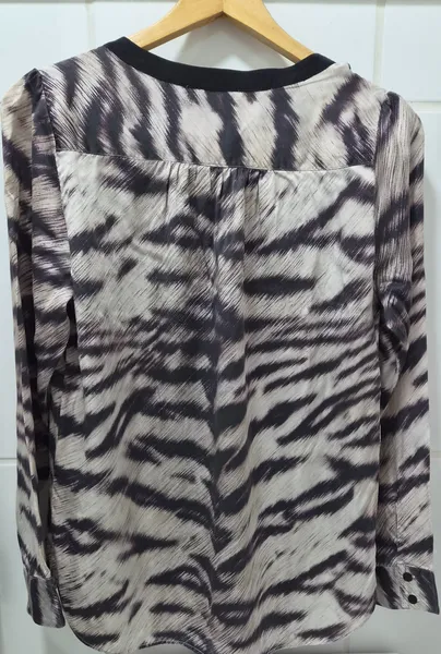 blusa bobo seda animal print p