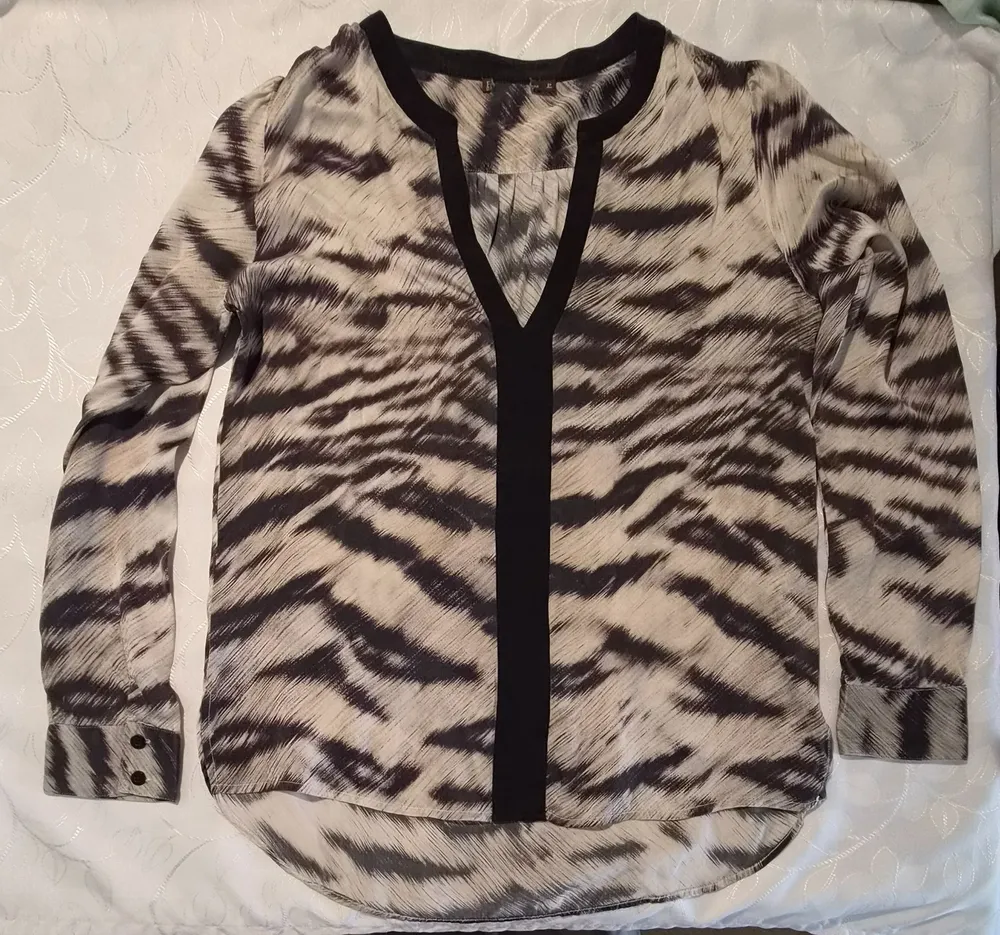 blusa bobo seda animal print p