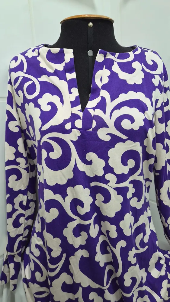 vestido dvf seda tamanho 48