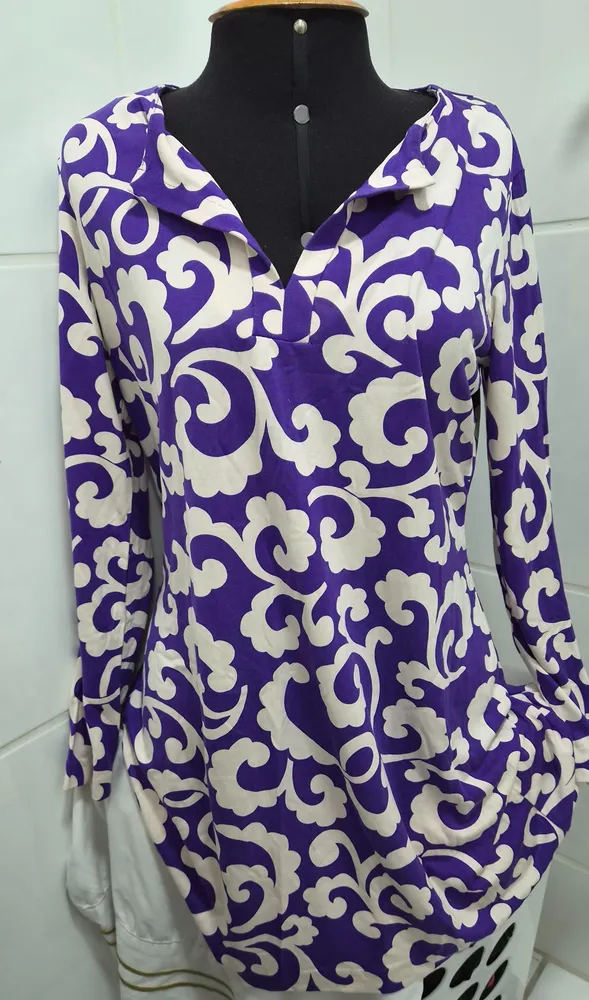 vestido dvf seda tamanho 48